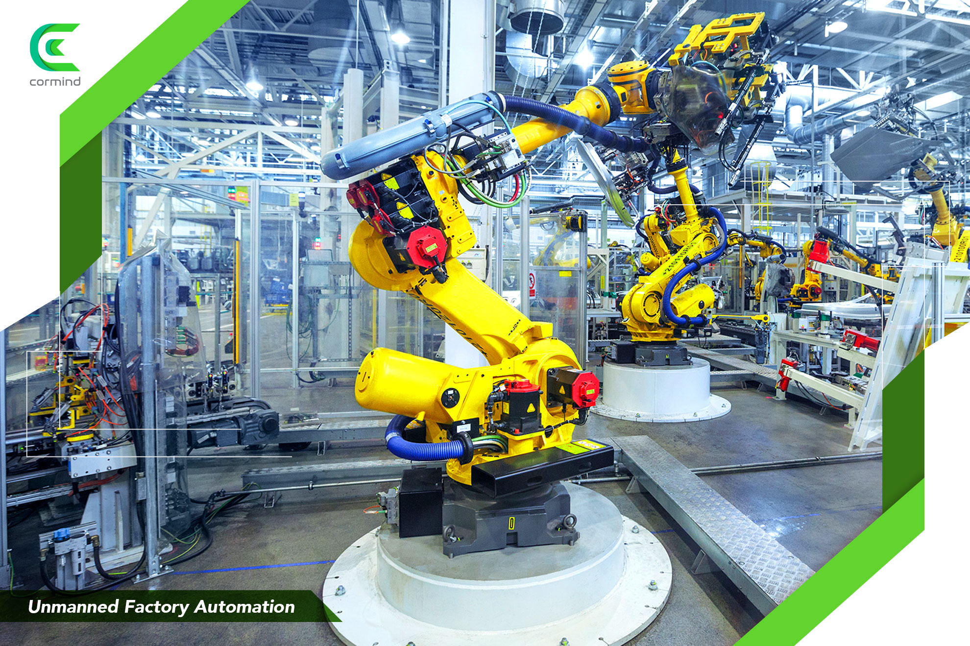 unmanned factory automation, industrial automation, unmanned factory, automated assembly line,